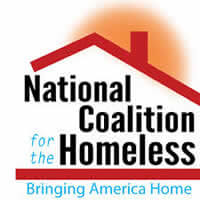 Logo for the National Coalition for the Homeless.